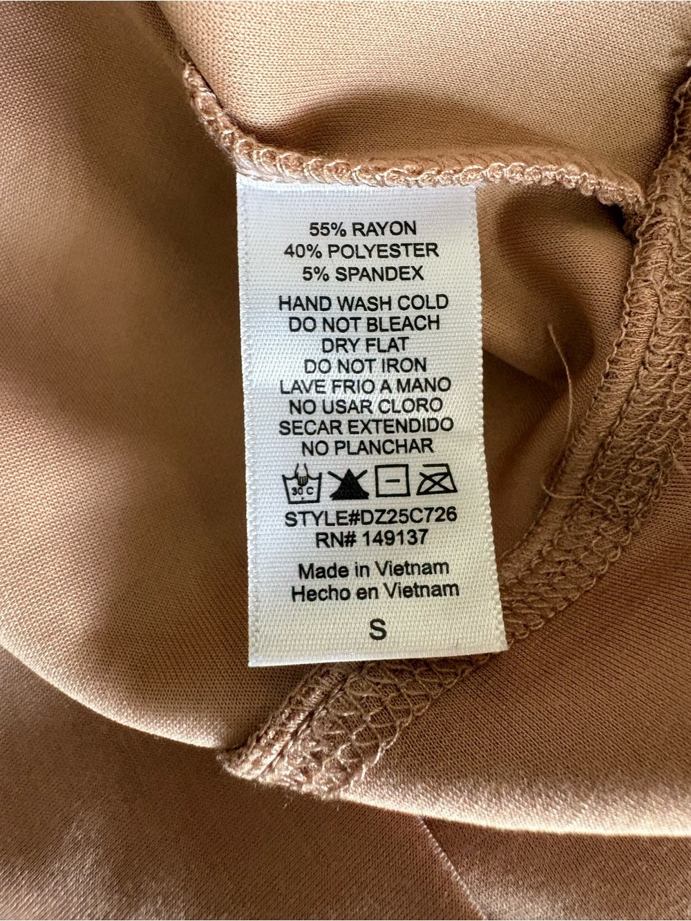 Nash Crewneck Boxy Tee in Light Beige - Picture 4 of 4